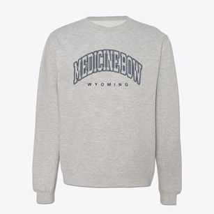 Medicine Bow Wyoming Inline Crewneck Sweatshirt