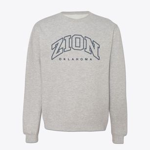 Zion Oklahoma Inline Crewneck Sweatshirt