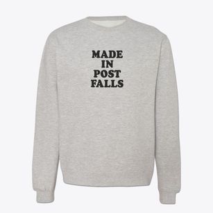 Post Falls Idaho Classic 70s Crewneck Sweatshirt