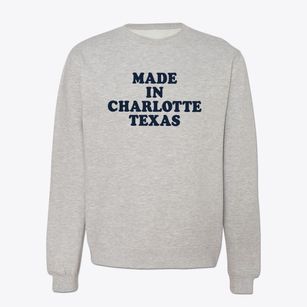 Charlotte Texas Classic 70s Crewneck Sweatshirt
