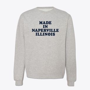 Naperville Illinois Classic 70s Crewneck Sweatshirt