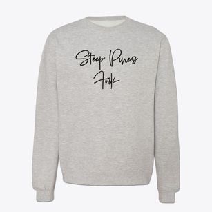 Steep Pines Fork North Carolina Freestyle Crewneck Sweatshirt