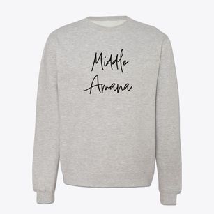 Middle Amana Iowa Freestyle Crewneck Sweatshirt