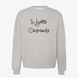 Wyatts Crossroads North Carolina Freestyle Crewneck Sweatshirt