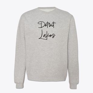 Detroit Lakes Minnesota Freestyle Crewneck Sweatshirt