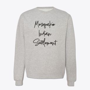 Mesquakie Indian Settlement Iowa Freestyle Crewneck Sweatshirt