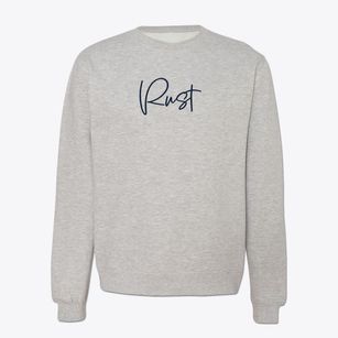 Rust Michigan Freestyle Crewneck Sweatshirt