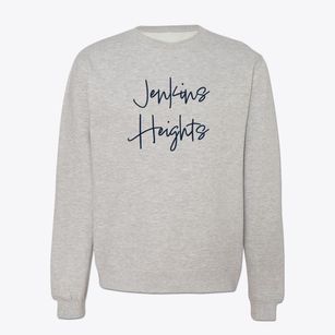Jenkins Heights North Carolina Freestyle Crewneck Sweatshirt