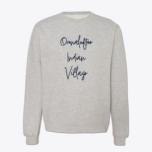 Oconaluftee Indian Village North Carolina Freestyle Crewneck Sweatshirt
