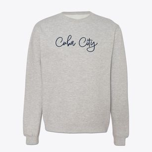 Cuba City Wisconsin Freestyle Crewneck Sweatshirt