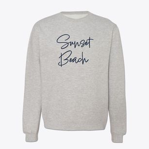 Sunset Beach New Jersey Freestyle Crewneck Sweatshirt