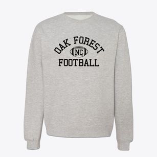 Oak Forest North Carolina Football Crewneck Sweatshirt