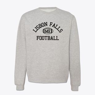 Lisbon Falls Maine Football Crewneck Sweatshirt