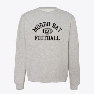 Morro Bay California Football Crewneck Sweatshirt