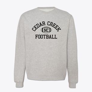 Cedar Creek North Carolina Football Crewneck Sweatshirt