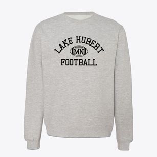 Lake Hubert Minnesota Football Crewneck Sweatshirt