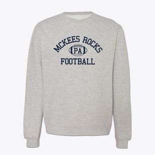 Mckees Rocks Pennsylvania Football Crewneck Sweatshirt