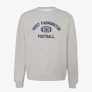 West Farmington Ohio Football Crewneck Sweatshirt