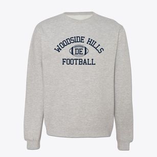 Woodside Hills Delaware Football Crewneck Sweatshirt
