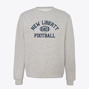 New Liberty Missouri Football Crewneck Sweatshirt