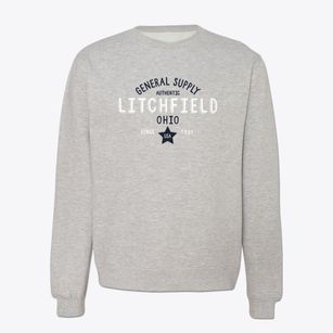Litchfield Ohio General Supply Crewneck Sweatshirt