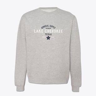 Lake Cherokee Texas General Supply Crewneck Sweatshirt