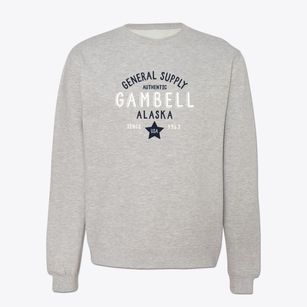 Gambell Alaska General Supply Crewneck Sweatshirt