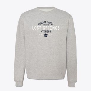 Lost Springs Wyoming General Supply Crewneck Sweatshirt