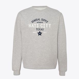 Hays City Texas General Supply Crewneck Sweatshirt
