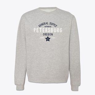 Petersburg Oregon General Supply Crewneck Sweatshirt