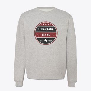 Texarkana Texas Americana Crewneck Sweatshirt