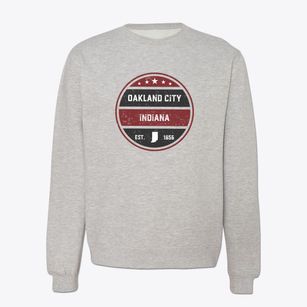 Oakland City Indiana Americana Crewneck Sweatshirt