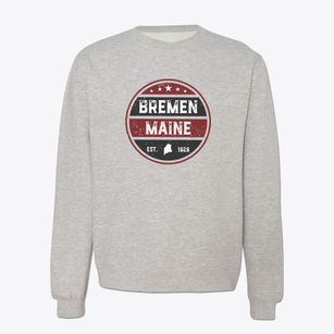 Bremen Maine Americana Crewneck Sweatshirt