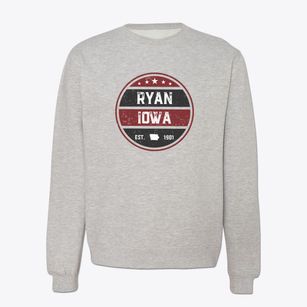 Ryan Iowa Americana Crewneck Sweatshirt