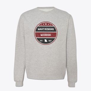Martinsburg Missouri Americana Crewneck Sweatshirt