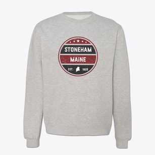 Stoneham Maine Americana Crewneck Sweatshirt