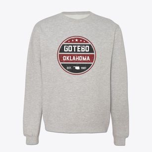 Gotebo Oklahoma Americana Crewneck Sweatshirt
