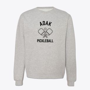 Adak Alaska Pickleball Crewneck Sweatshirt