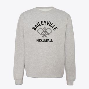 Baileyville New York Pickleball Crewneck Sweatshirt