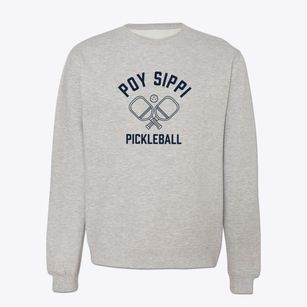 Poy Sippi Wisconsin Pickleball Crewneck Sweatshirt