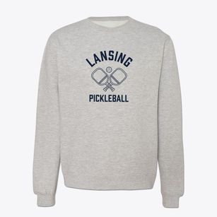 Lansing Ohio Pickleball Crewneck Sweatshirt