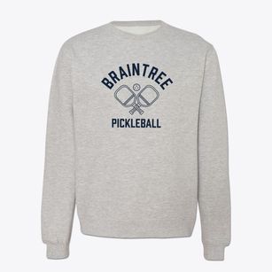Braintree Massachusetts Pickleball Crewneck Sweatshirt