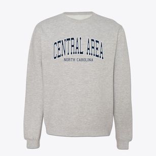 Central Area North Carolina Traditional Crewneck Sweatshirt