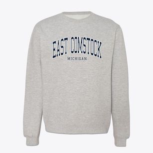 East Comstock Michigan Traditional Crewneck Sweatshirt