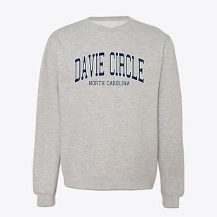 Davie Circle North Carolina Traditional Crewneck Sweatshirt
