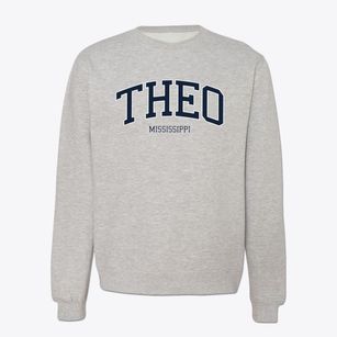 Theo Mississippi Traditional Crewneck Sweatshirt