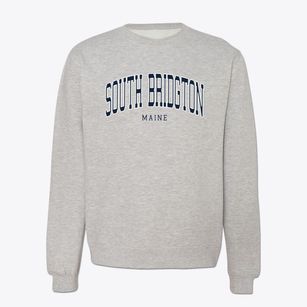 South Bridgton Maine Traditional Crewneck Sweatshirt