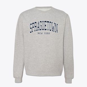 Spraguetown New York Traditional Crewneck Sweatshirt