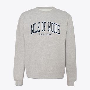 Mile Of Woods New York Traditional Crewneck Sweatshirt