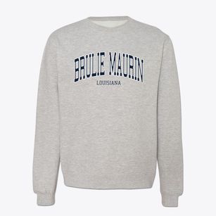 Brulie Maurin Louisiana Traditional Crewneck Sweatshirt